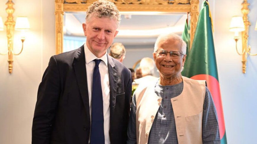 প্রধান উপদেষ্টার সঙ্গে যুক্তরাজ্যের জাতীয় নিরাপত্তা উপদেষ্টার বৈঠক
